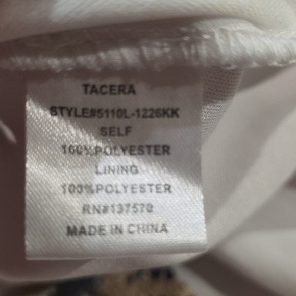 TACERA Chevron Patterned Women's Top Size XL - Picture 5 of 5